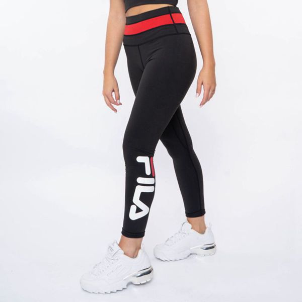 Leggins Fila Mujer Negras - Lolly - España 647519NRQ